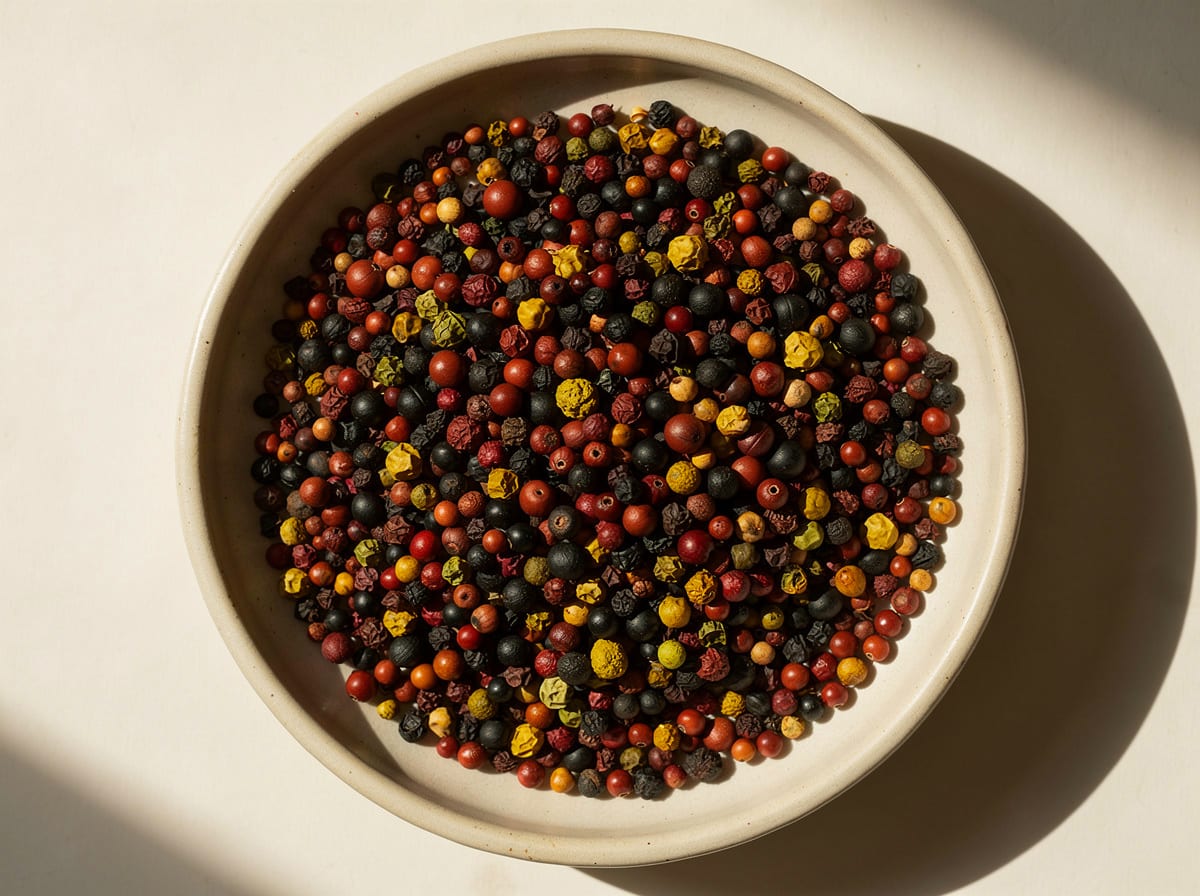 Mixed brassica sprouting seed in a shallow dish